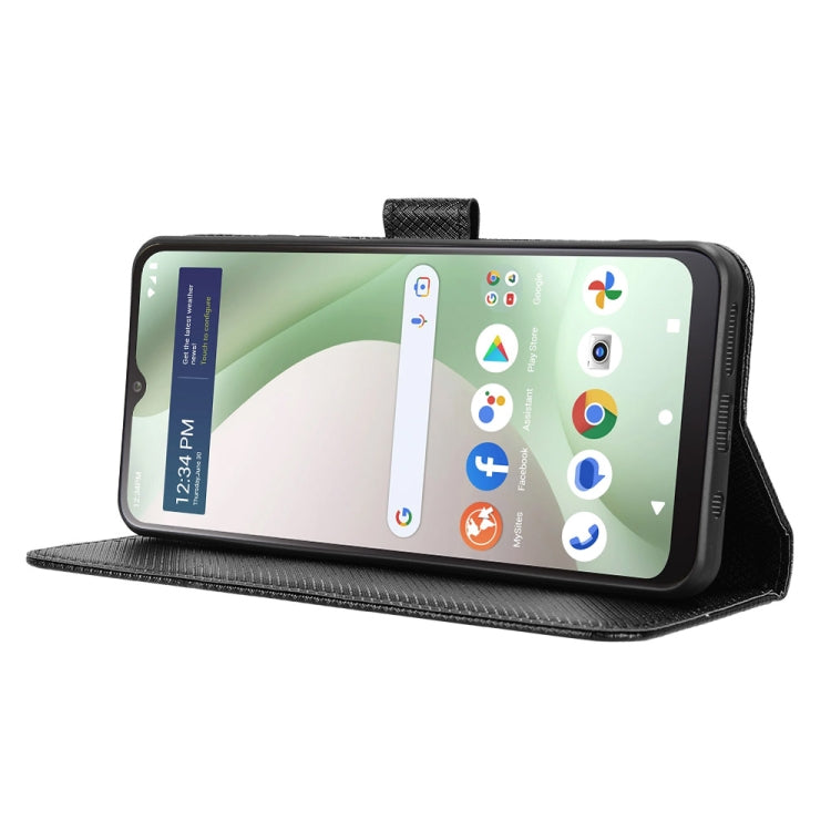 For BLU View 5 Diamond Texture Leather Phone Case