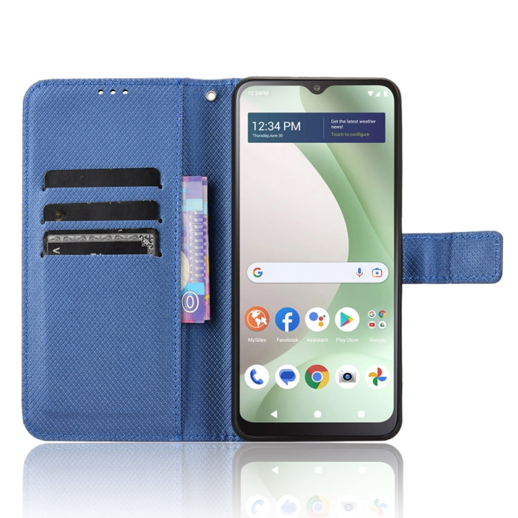 For BLU View 5 Diamond Texture Leather Phone Case