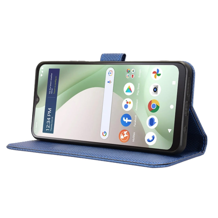 For BLU View 5 Diamond Texture Leather Phone Case