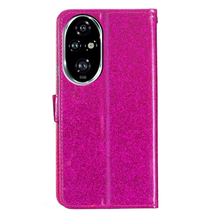 For Honor 200 Pro Glitter Powder Flip Leather Phone Case