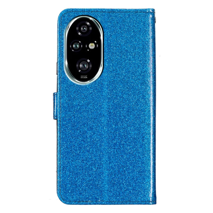For Honor 200 Pro Glitter Powder Flip Leather Phone Case
