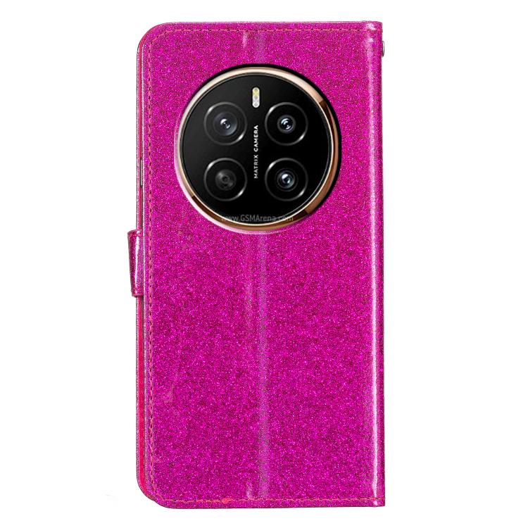 For Honor Magic7 Pro Glitter Powder Flip Leather Phone Case