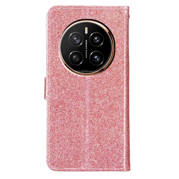 For Honor Magic7 Pro Glitter Powder Flip Leather Phone Case