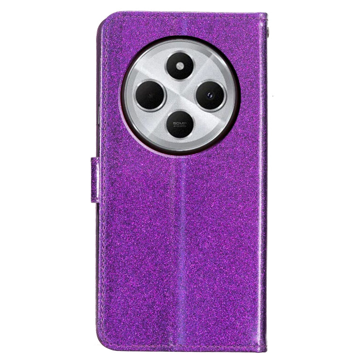 For Redmi A4 5G Glitter Powder Flip Leather Phone Case