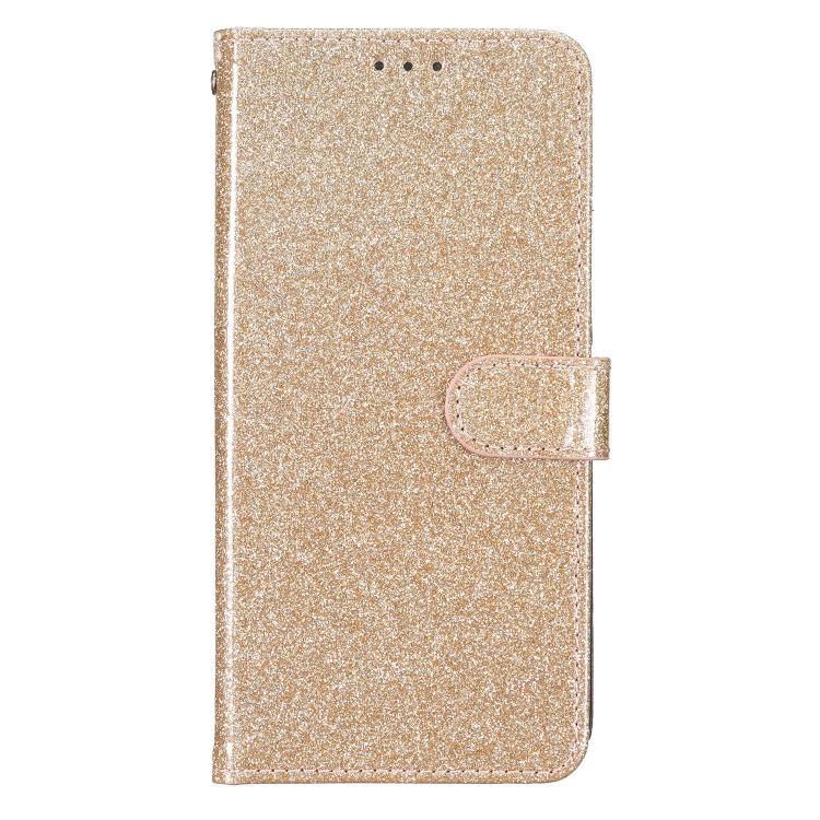 For Redmi Note 14 4G 164.84mm Glitter Powder Flip Leather Phone Case