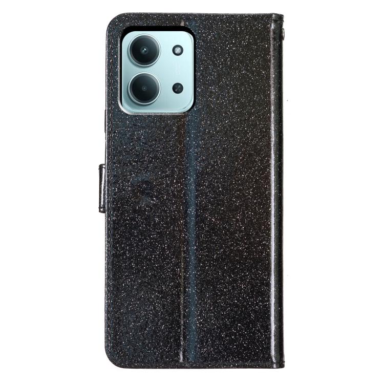 For Redmi 15C 5G/4G EU 173mm/Poco C85 5G Glitter Powder Flip Leather Phone Case