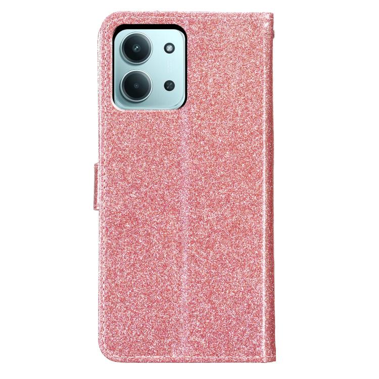 For Redmi 15C 5G/4G EU 173mm/Poco C85 5G Glitter Powder Flip Leather Phone Case
