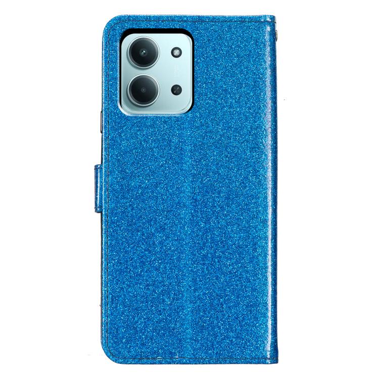 For Redmi 15C 5G/4G EU 173mm/Poco C85 5G Glitter Powder Flip Leather Phone Case