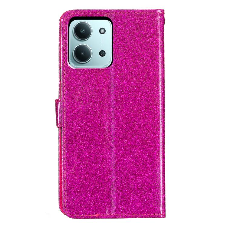 For Redmi 15C 5G / 4G Global 171mm Glitter Powder Flip Leather Phone Case