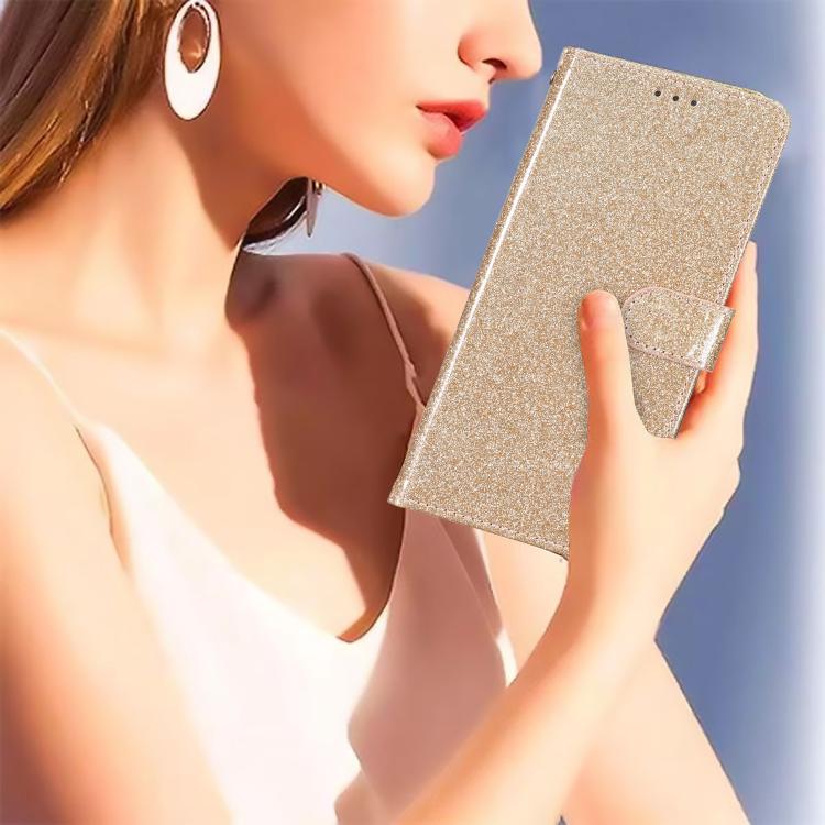 For Redmi 15C 5G / 4G Global 171mm Glitter Powder Flip Leather Phone Case