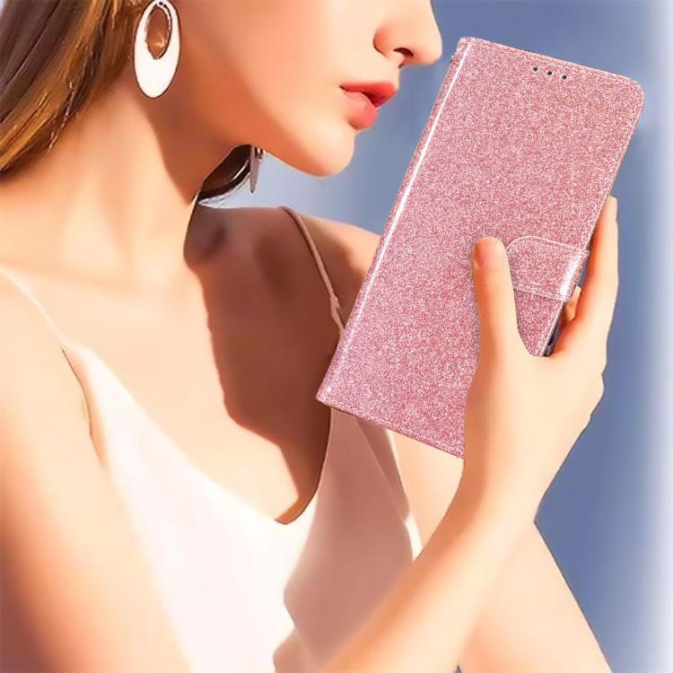 For Redmi 15C 5G / 4G Global 171mm Glitter Powder Flip Leather Phone Case