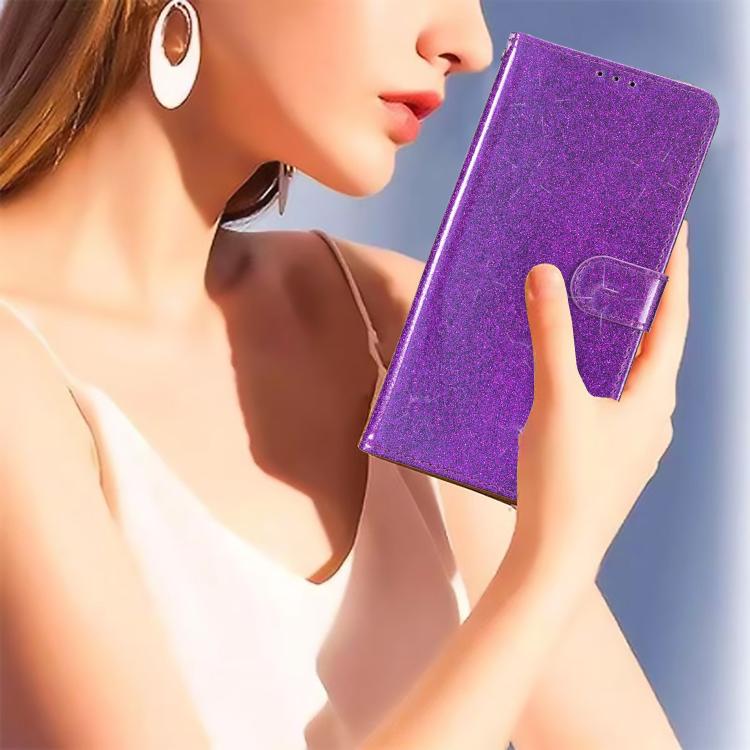 For Redmi 15C 5G / 4G Global 171mm Glitter Powder Flip Leather Phone Case