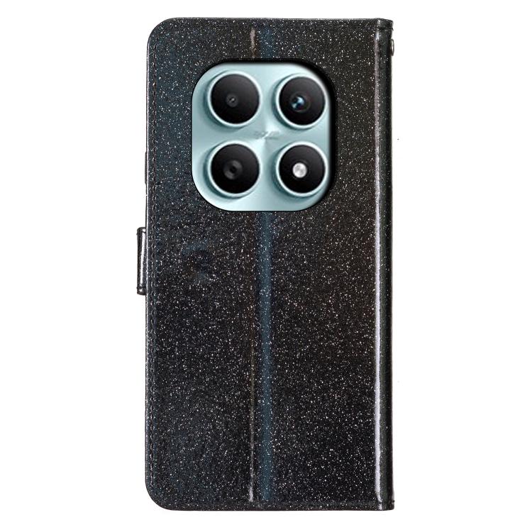For Redmi Note 15 4G / 5G Global 164mm Glitter Powder Flip Leather Phone Case
