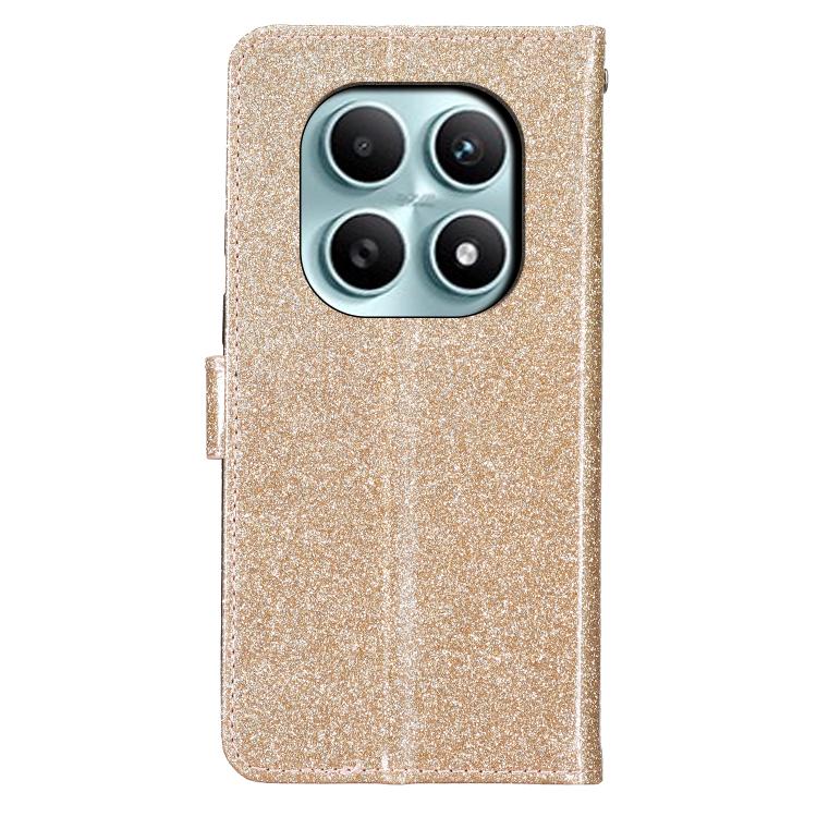 For Redmi Note 15 4G / 5G Global 164mm Glitter Powder Flip Leather Phone Case