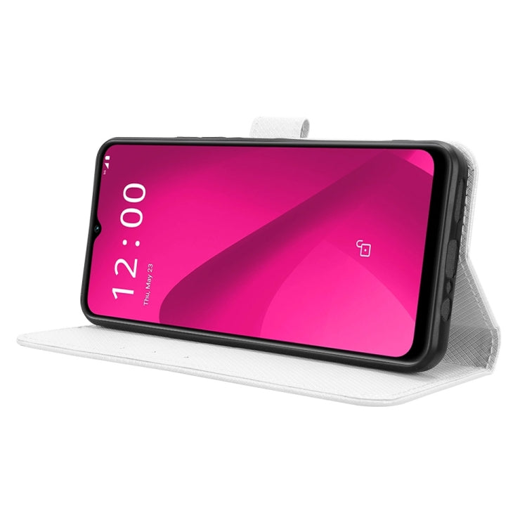 For T-Mobile Revvl 7 5G Diamond Texture Leather Phone Case