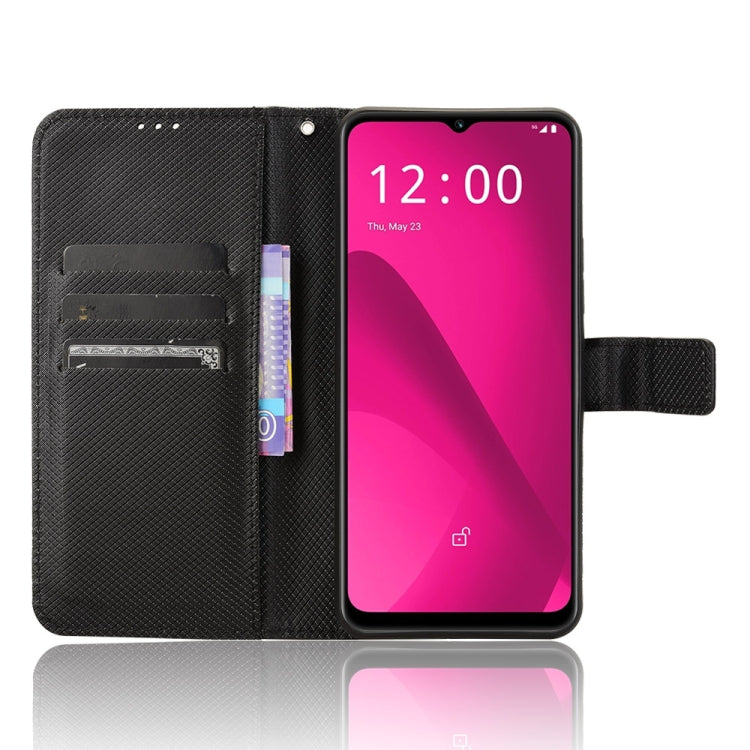 For T-Mobile Revvl 7 5G Diamond Texture Leather Phone Case