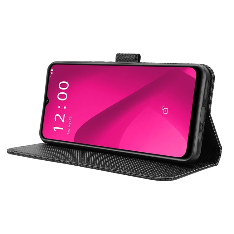 For T-Mobile Revvl 7 5G Diamond Texture Leather Phone Case