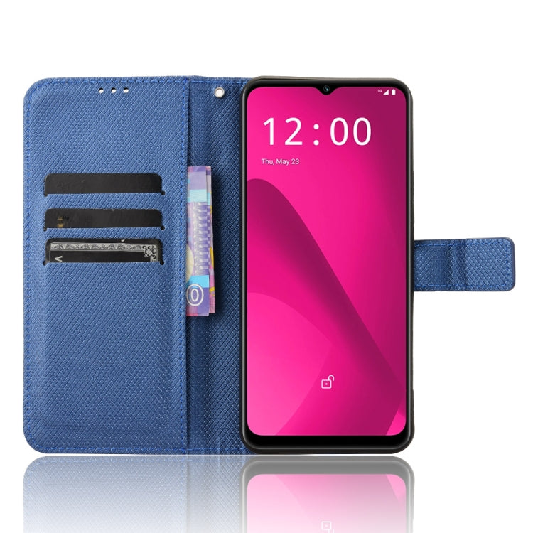 For T-Mobile Revvl 7 5G Diamond Texture Leather Phone Case