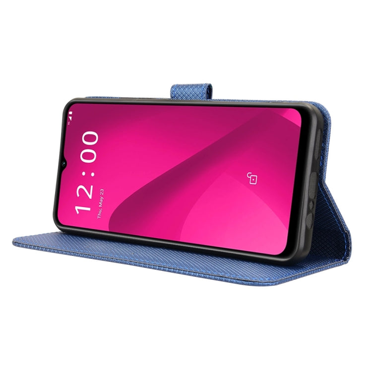 For T-Mobile Revvl 7 5G Diamond Texture Leather Phone Case