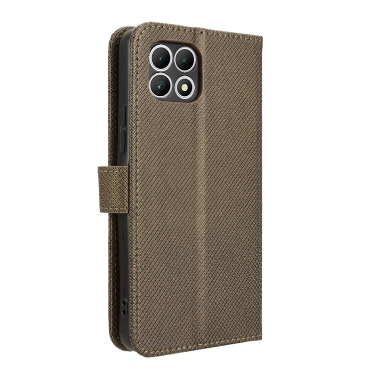 For T-Mobile Revvl 7 5G Diamond Texture Leather Phone Case