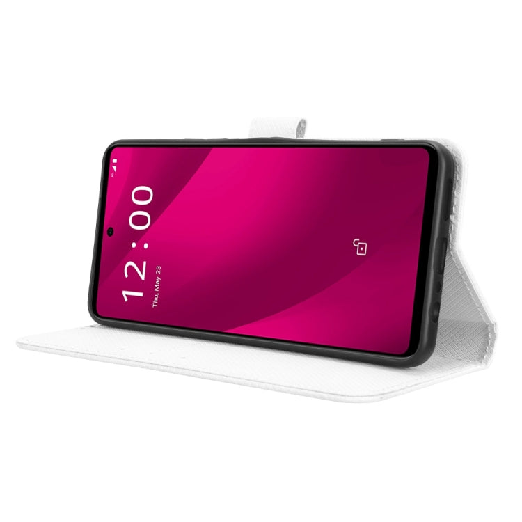 For T-Mobile Revvl 7 Pro 5G Diamond Texture Leather Phone Case