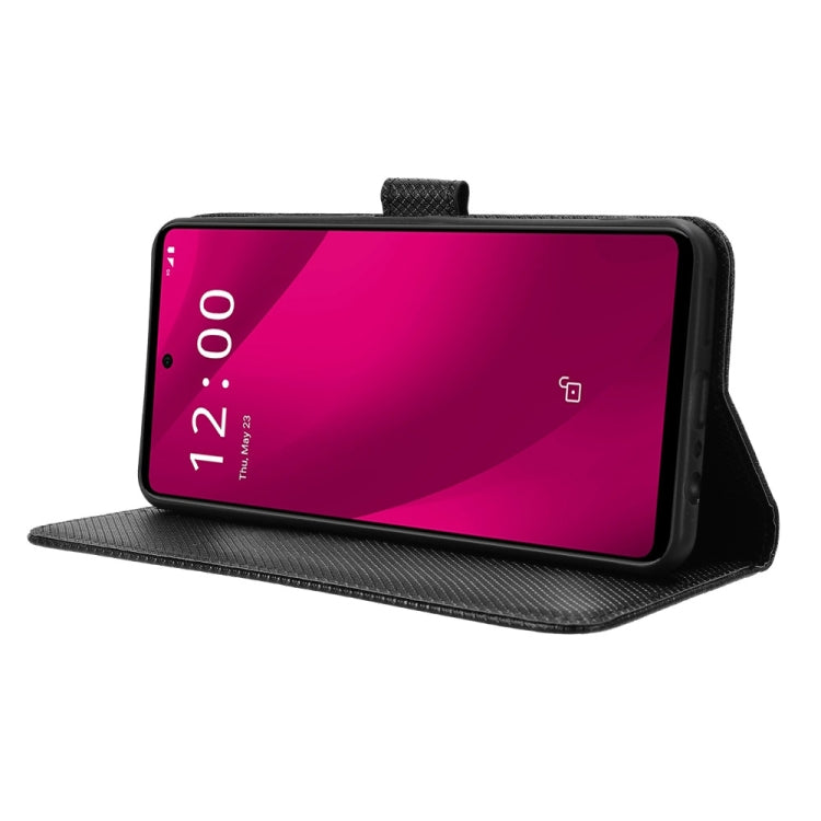 For T-Mobile Revvl 7 Pro 5G Diamond Texture Leather Phone Case
