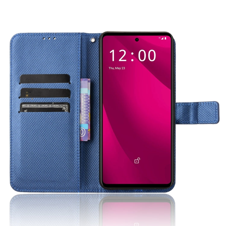 For T-Mobile Revvl 7 Pro 5G Diamond Texture Leather Phone Case