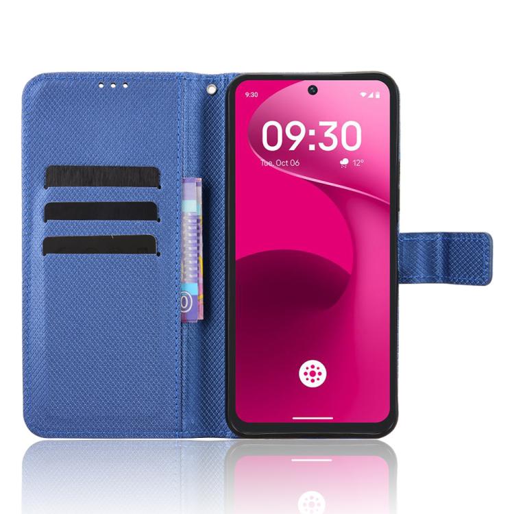 For T-Mobile Revvl 8 Pro 5G Diamond Texture Leather Phone Case