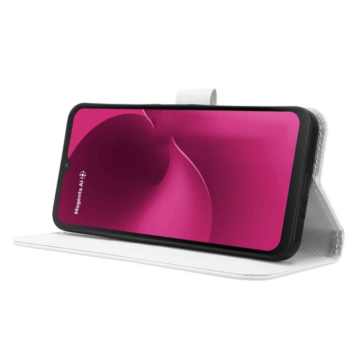 For T-Mobile Revvl 8 5G Diamond Texture Leather Phone Case