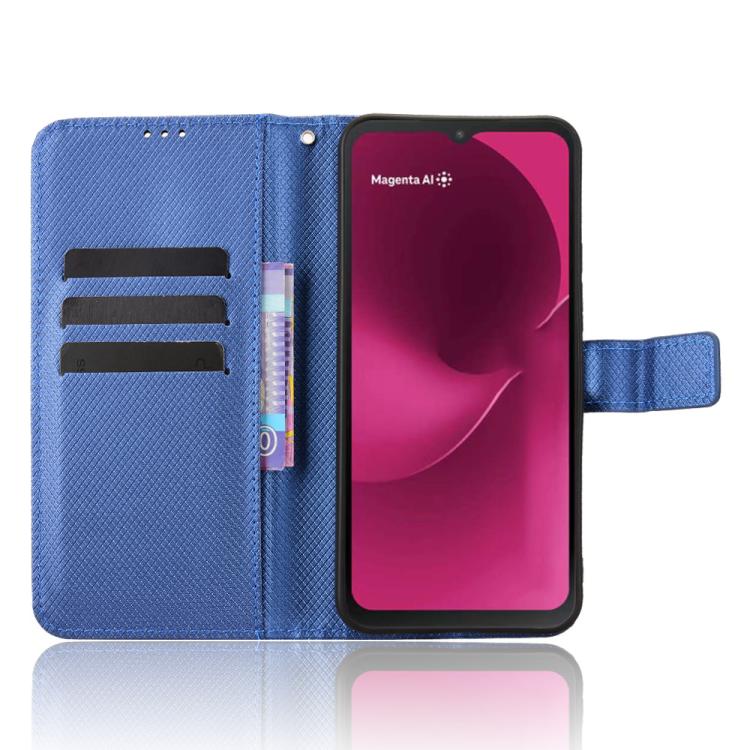 For T-Mobile Revvl 8 5G Diamond Texture Leather Phone Case