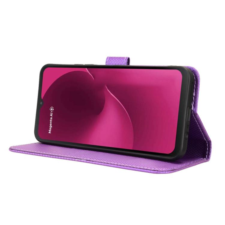For T-Mobile Revvl 8 5G Diamond Texture Leather Phone Case