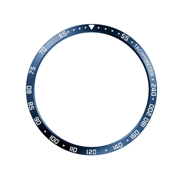 For Samsung Galaxy Watch 7 44mm Style E Smart Watch Dial Stainless Steel Bezel Ring Cover