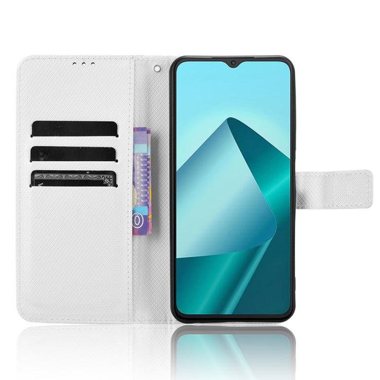 For Wiko T20 Diamond Texture Leather Phone Case