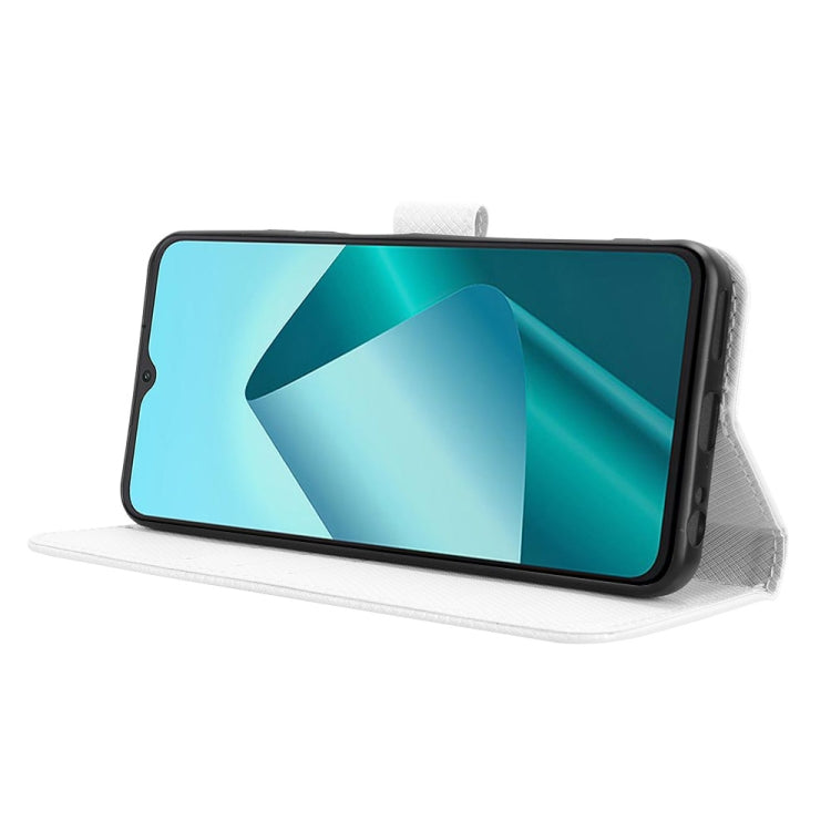 For Wiko T20 Diamond Texture Leather Phone Case