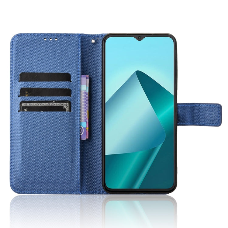 For Wiko T20 Diamond Texture Leather Phone Case