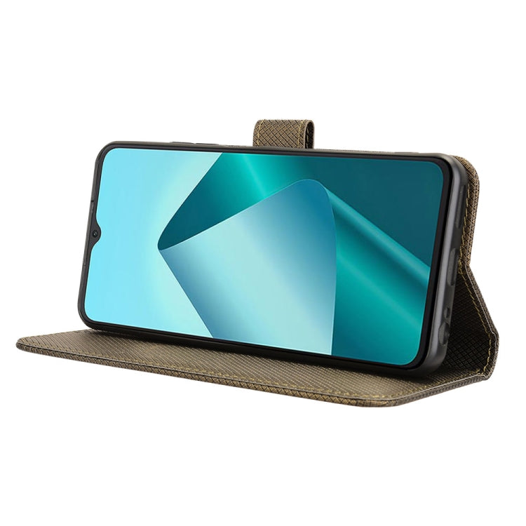 For Wiko T20 Diamond Texture Leather Phone Case
