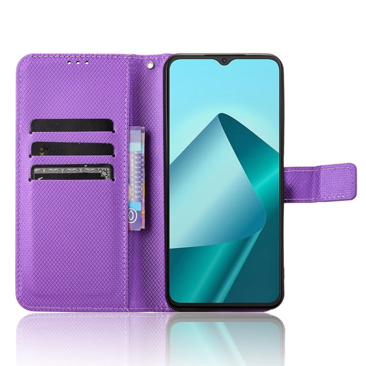 For Wiko T20 Diamond Texture Leather Phone Case