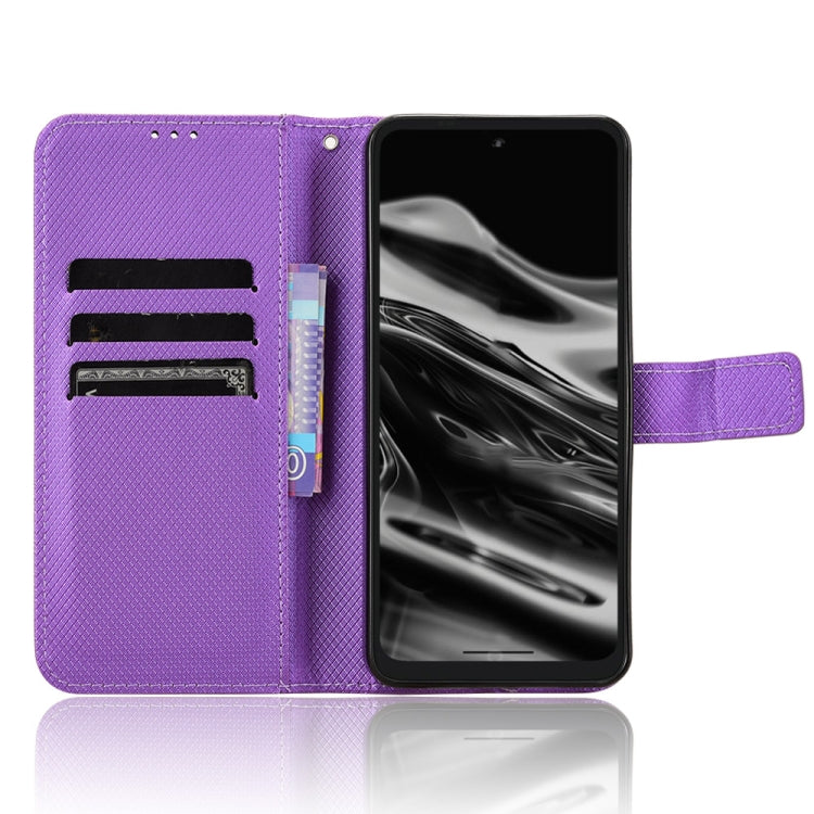 For XReal Beam Pro Diamond Texture Leather Phone Case
