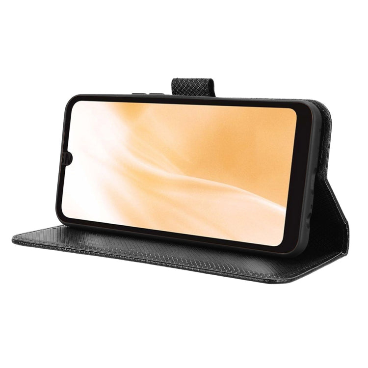 For Fujitsu Arrows We2 Diamond Texture Leather Phone Case