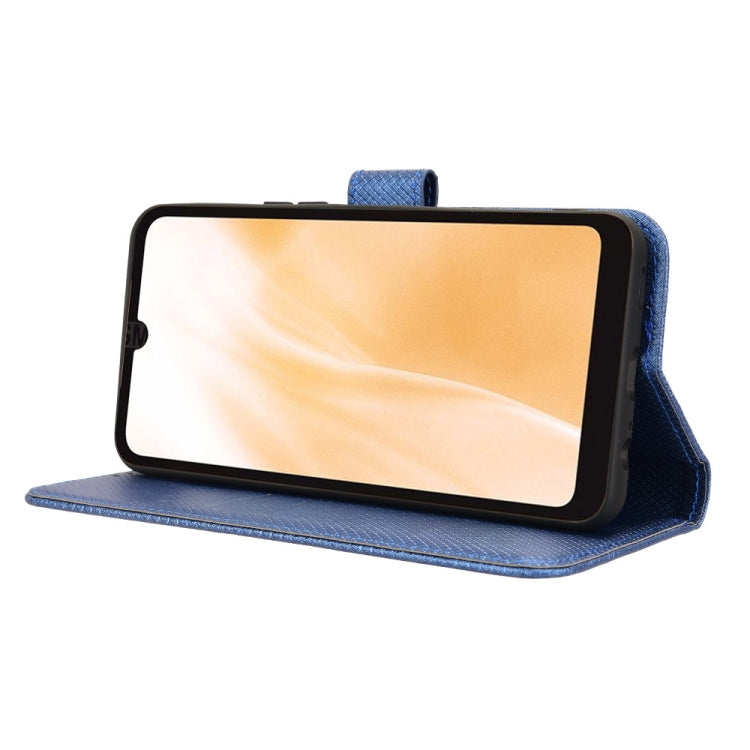 For Fujitsu Arrows We2 Diamond Texture Leather Phone Case