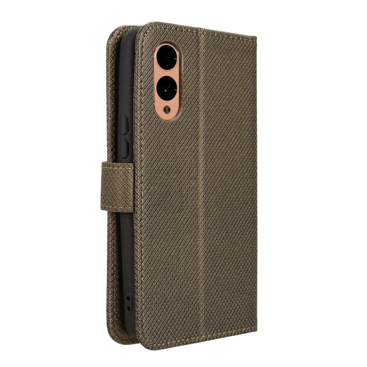 For Fujitsu Arrows We2 Diamond Texture Leather Phone Case