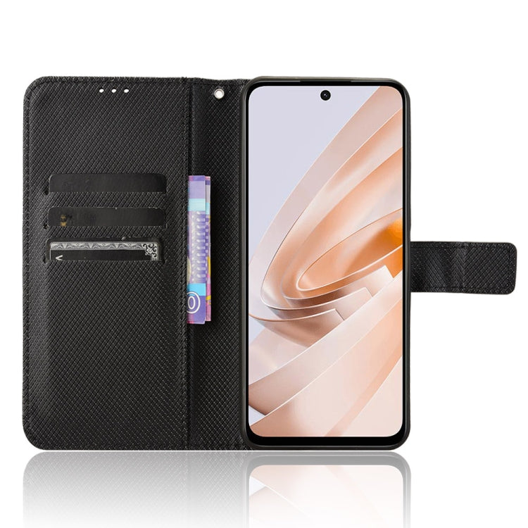 For Redmi 13 4G / Note 13R 5G Diamond Texture Leather Phone Case