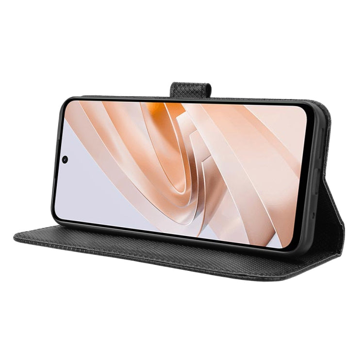 For Redmi 13 4G / Note 13R 5G Diamond Texture Leather Phone Case