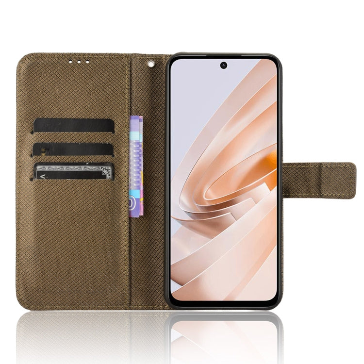 For Redmi 13 4G / Note 13R 5G Diamond Texture Leather Phone Case