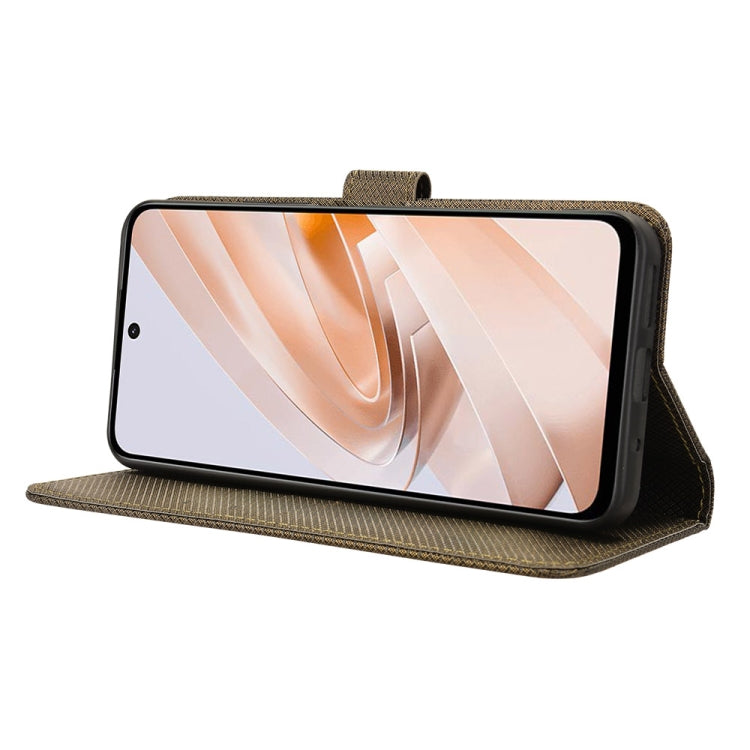 For Redmi 13 4G / Note 13R 5G Diamond Texture Leather Phone Case