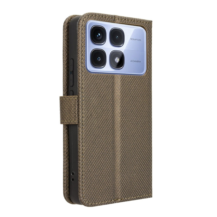 For Redmi K70 Ultra Diamond Texture Leather Phone Case