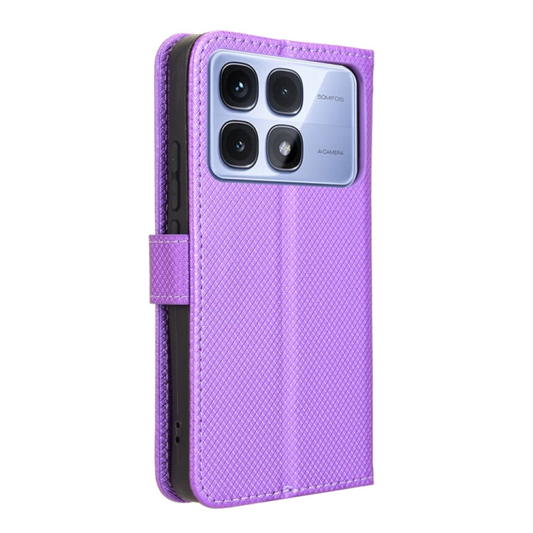 For Redmi K70 Ultra Diamond Texture Leather Phone Case
