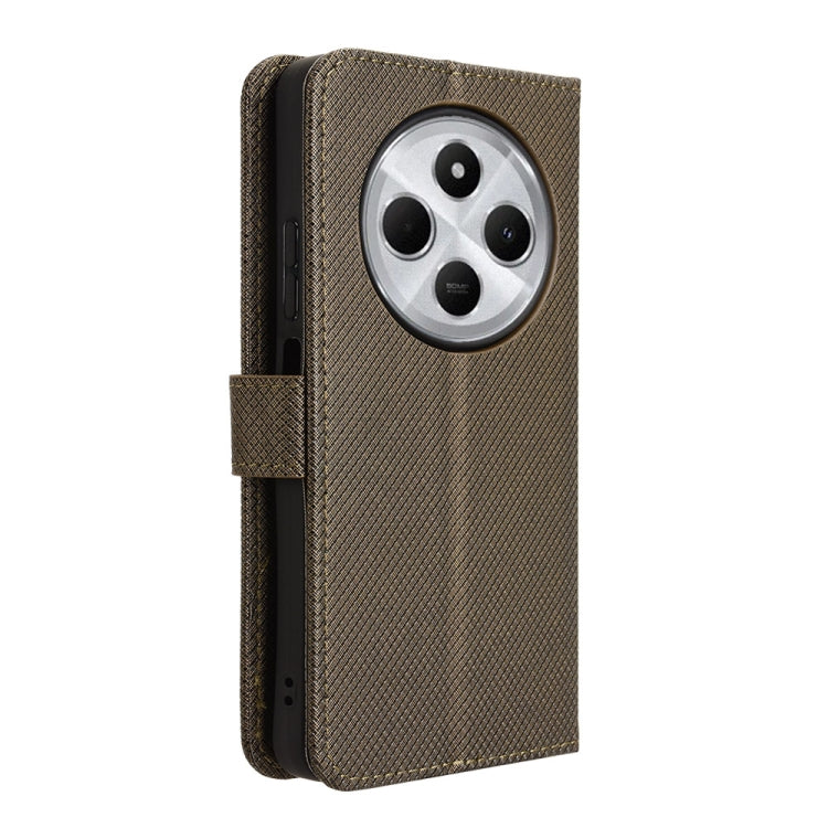 For Redmi 14C 4G Diamond Texture Leather Phone Case