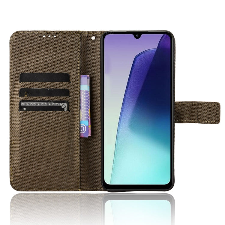 For Redmi 14C 4G Diamond Texture Leather Phone Case