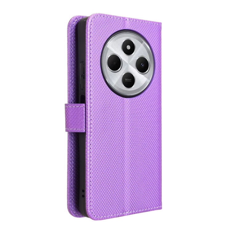 For Redmi 14C 4G Diamond Texture Leather Phone Case